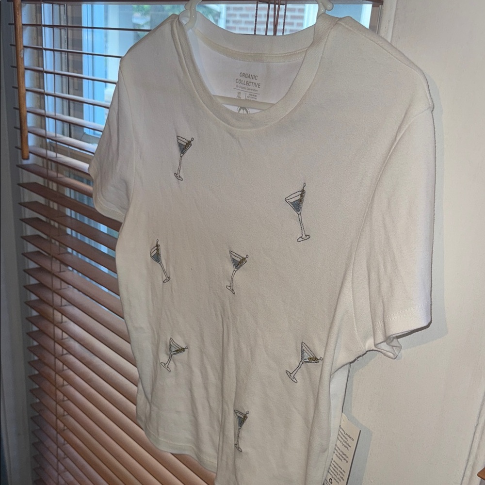 White Graphic Tee